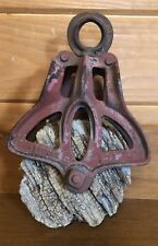 Vintage Louden A23 Barn Pulley, Antique Cast Iron Farm Tool picture