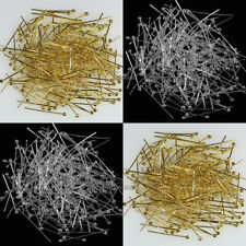 1000pcs/lot Silver/Gold Plated Copper Ball Head Pins Findings 18/20/22/25/30mm picture