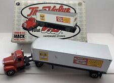 1:34 First Gear 1960 B-61 Mack Tractor & Trailer True Value Cotter & Co. 608643. picture