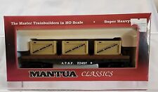 Mantua Classics 727001 HO 40' Flat car Santa Fe #22458 with Diesel motor crates picture