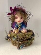 OOAK Polymer Clay  Fairy *Fancy Nest Pixie*Raggamuffinisland Magical Art picture