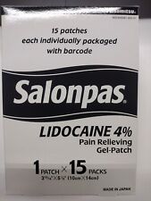 Hisamitsu Salonpas Pain Relieving Gel - Patch15-(10cm X 14cm) Made In Japan... picture