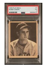 1939 Play Ball Bobby Doerr (Boston & HOF) Baseball Card #7 PSA 3 VG picture