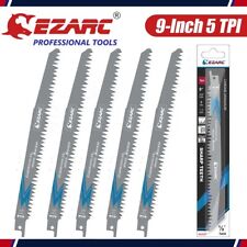 9 INCH EZARC Reciprocating Saw Blades Set Electric Wood Pruning 5TPI Saw Blades picture