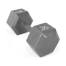 15lbs-35lbs Barbell Cast Iron  Exercise & Fitness Training Hex Dumbbell, Single picture