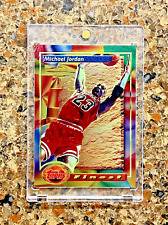 Michael Jordan 1993-94 Topps Finest #1 Chicago Bulls HOF Rare Gem Mint picture