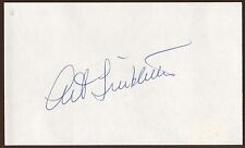 Art Linkletter Signed Index Card Signature Vintage Autograph AUTO  picture