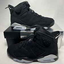 Nike Air Jordan 6 Retro Chrome Black Silver Mens Size 7.5 DX2836-001 picture