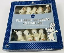 Vintage  2004 Kurt Adler Pillsbury Doughboy 10 Light Set ~Tested~ picture