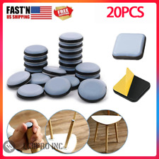 20Pcs Chair Leg Feet Pads Glides Sliders Furniture Table Floor Protectors Mat US picture