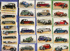1936 JOHN PLAYER & SONS TOBACCO MOTOR CARS 1ST SERIES 50 CIGARETTE CARD SET picture