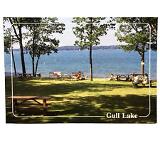 Gull Lake Postcard Richland MI Kalamazoo County Vintage New Unused Excellent picture