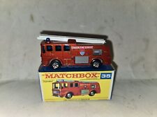 Vintage 1969 Mint In Box MIB Matchbox Superfast Merryweather Fire Engine,35,New picture