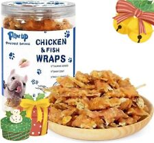 Dog Treats Chicken Wrapped Healthy Fish Nutritious Grain Free For Puppy 10.5oz picture