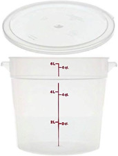 CAMBRO RFS6PP190 Camwear 6-Quart round Food Storage Container with Lid picture
