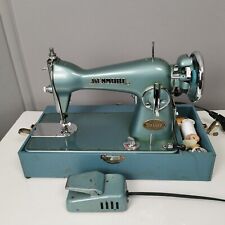 Vintage Kenmore Super Deluxe Household Sewing Machine blue Heavy duty picture
