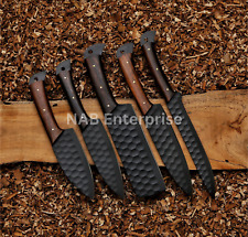 Custom Handmade CHEF KNIFE Set HAND FORGED CARBON STEEL Kitchen Knives-Cutlery picture