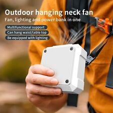 Personal Portable Waist Clip Fan USB Neck Hanging Air Conditioner Power Bank Fan picture