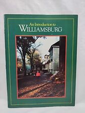 Vintage 1985 An Introduction To Williamsburg Book picture