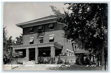 Liberty Missouri RPPC Photo Postcard Colonial Hotel Exterior View c1940 Vintage picture