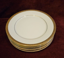 Royal Gallery Sri Lanka GOLD BUFFET Set of 6 Dinner Plates 10-3/4