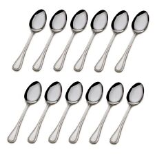 Wallace Continental Bead 18/10 Stainless Steel Teaspoon (Set of Twelve) picture
