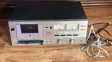 TEAC A 105 Stereo Cassette Deck Sold As Is Powers On picture