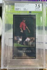 Tiger Woods 1997 THE MASTERS COLLECTION Grand Slam Ventures - BGS 7.5 JUMBO Card picture