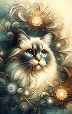 Ragdoll Cat Breed Large Fine Art  Print 