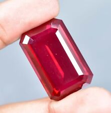 HUGE 94.40 Ct Very Rare Natural Red Painite Radiant Burmese Facet GIT Certified picture