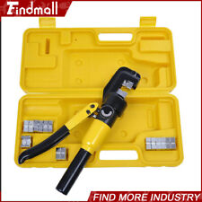 Findmall 10Ton Hydraulic Crimper Crimping Tool Wire Battery Cable Lug Terminal picture