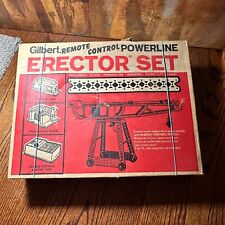 Vintage Gilbert Erector Set #49-16067/32157 W/Part Sheet And Booklets * Untested picture