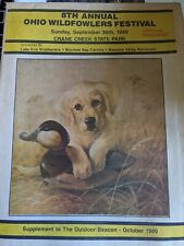 Vintage 1990 Official Program For The 8th Annual Ohio Wildfowlers Festival picture