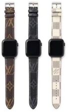 Apple Watch Band Repurposed Classic-LV Brown, White, Black Luxury Brand picture