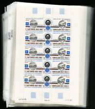 French Antarctica Stamp #C75A Lot of 28 sheets, 140 strips, NH. Cat value $630 picture