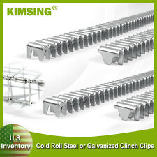 CL-72 Galvanized Clinching Clips, 1120 PCS/Box Fasteners for M66 Spring Mattress picture