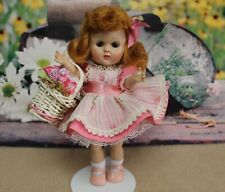 Vogue Ginny Auburn Doll vintage w/Flower Basket picture