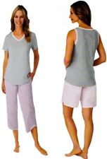 Carole Hochman Ladies' 4-piece Pajamas Set Gray All Size  BRAND NEW picture