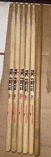 3 pair VIC FIRTH American Classic 5A Hickory Drum sticks Wood Tips Good And Fair picture