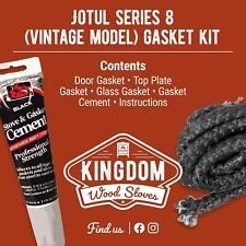 *Vintage* Jotul “Series 8” Wood Stove Gasket Kit w Cement-  picture