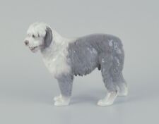 Bing & Grøndahl, rare porcelain figurine of an English Sheepdog. 1920s/30s. picture