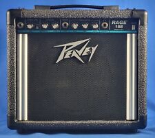 Peavey Rage 158 Guitar Combo Amp Amplifier Electric Bass Teal Stripe USA TESTED picture