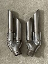 60s 70s Vintage GTO Stainless Steel Splitter Exhaust Tips - Pair picture