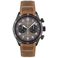 Junghans Meister Pilot Brown-Gray Chronograph Men's Watch 027/3794.00 picture
