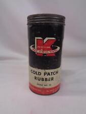 Vintage Kex Kwik-Kure Cold Patch Rubber Cannister No 42 Near Full - Auto Truck picture