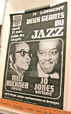 1960s MILTON BUCKNER JO JONES JAZZ Poster France, Jazz Music Drummer Poster picture