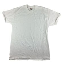 Vintage Hanes T-Shirt Men's Large 100% Cotton Single Stitch Short Sleeve picture