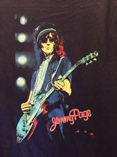 Vintage 1986 Jimmy Page Guitar Shirt Short Sleeve S-5Xl picture