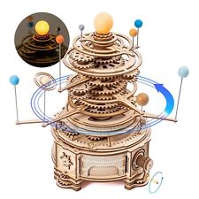 Rokr Solar System 316PCS Rotatable Orrery 3D Wooden Puzzle Assembly Toy picture
