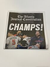 Atlanta Braves World Series AJC Newspaper (Official Paper) picture